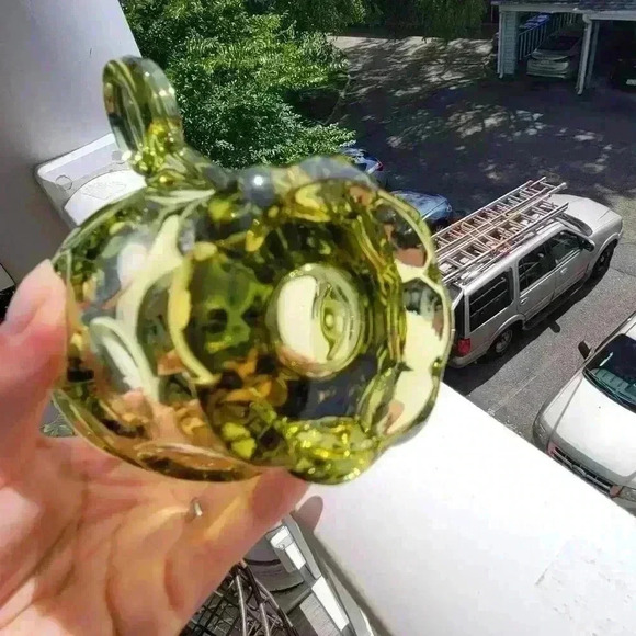 COPY - Vintage Imperial Green Verde Glass Creamer & Sugar - Picture 5 of 12